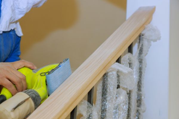 Handrail Sanding in Falls Church