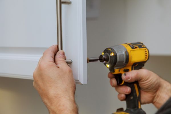 Cabinet Knob Installation in Falls Church