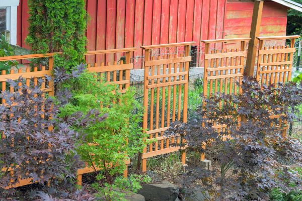 Wood Trellis Mounting in Falls Church